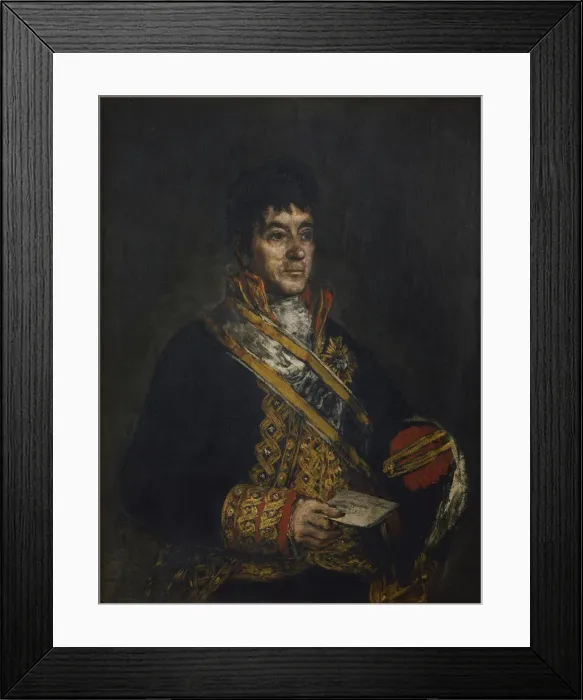 Framed Print : Portrait of Don Miguel de Lardizabal y Uribe, 1815 Framed Print : Portrait of Don Miguel de Lardizabal y Uribe, 1815