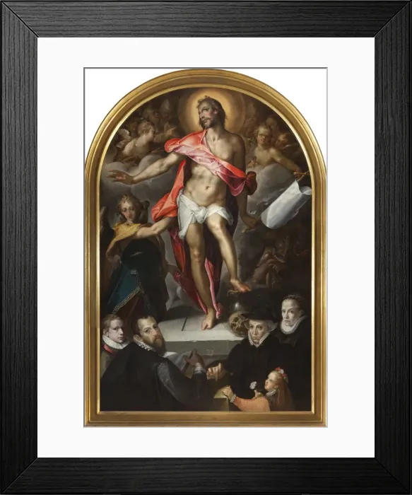 Framed Print : Epitaph of Goldsmith Nicolas Muller of Prague, ca 1592 Framed Print : Epitaph of Goldsmith Nicolas Muller of Prague, ca 1592