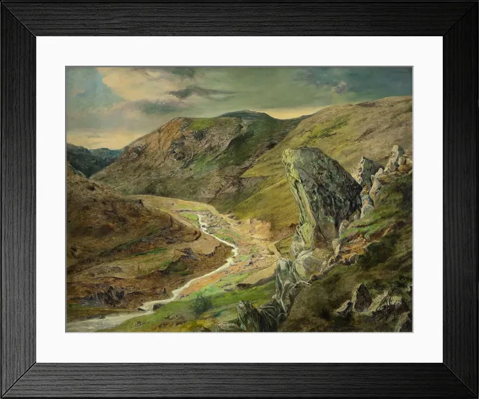 Framed Print : Near Rajec on the Morava, 1850 Framed Print : Near Rajec on the Morava, 1850