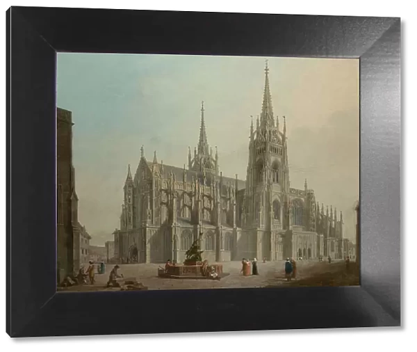 The Cathedral of Saint Vitus in Prague, 1814