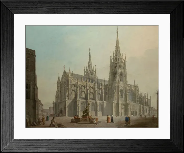 Framed Print : The Cathedral of Saint Vitus in Prague, 1814 Framed Print : The Cathedral of Saint Vitus in Prague, 1814