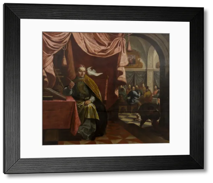 Framed Print : Saint Gregory the Great, ca 1690 Framed Print : Saint Gregory the Great, ca 1690