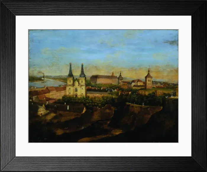 Framed Print : Roudnice nad Labem, 1850 Framed Print : Roudnice nad Labem, 1850