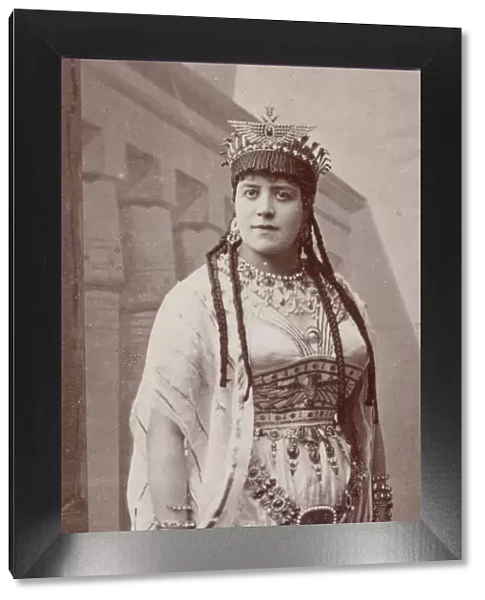 Rosine Bloch (1832-1891) in opera Aida by Giuseppe Verdi, Paris, Theatre national de l Opera, 22. 03
