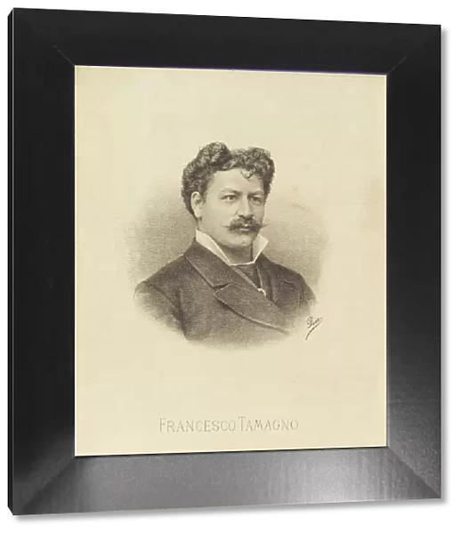 Portrait of the opera singer Francesco Tamagno (1850-1905), 1887