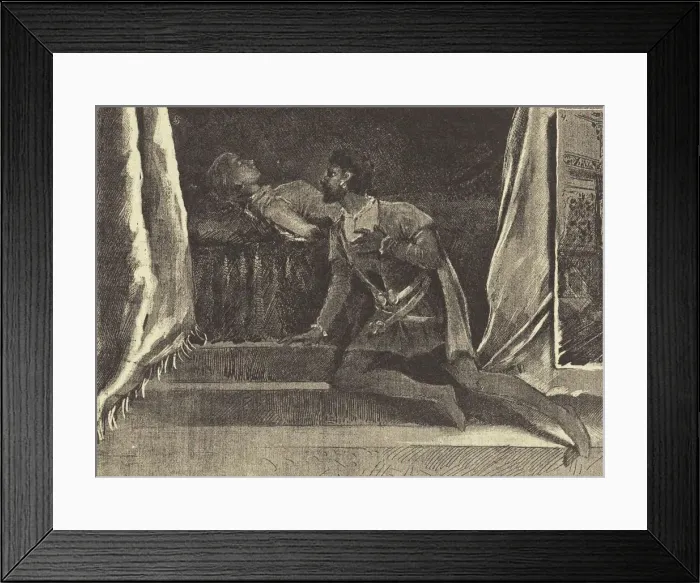 Framed Print : Opera Otello by Giuseppe Verdi at the Mariinsky Theatre in Saint Petersburg, November 26, 1887, 1887