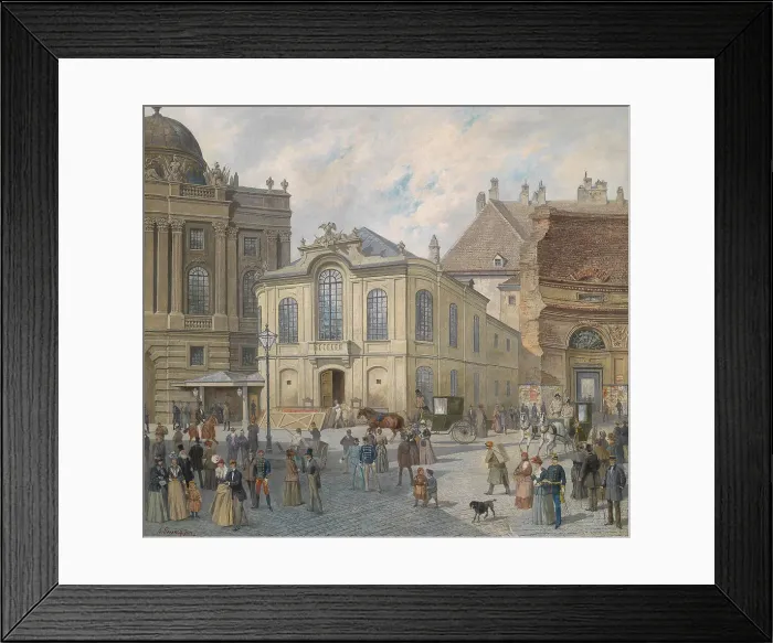Framed Print : The old Burgtheater in Vienna, c. 1900 Framed Print : The old Burgtheater in Vienna, c. 1900