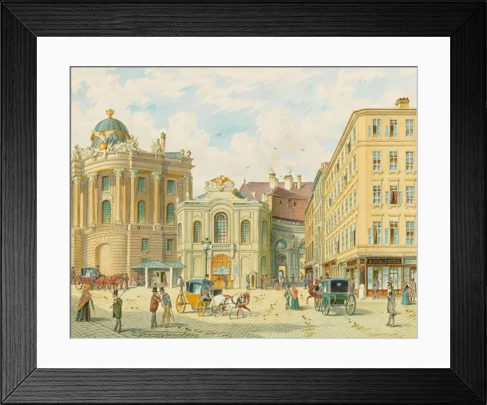 Framed Print : The old Burgtheater in Vienna, Early 1900s Framed Print : The old Burgtheater in Vienna, Early 1900s