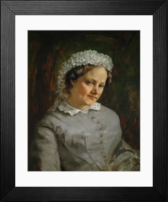 Framed Print : Madame Euphrasie Proudhon, 1865 Framed Print : Madame Euphrasie Proudhon, 1865