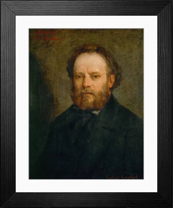 Framed Print : Pierre-Joseph Proudhon, 1865 Framed Print : Pierre-Joseph Proudhon, 1865