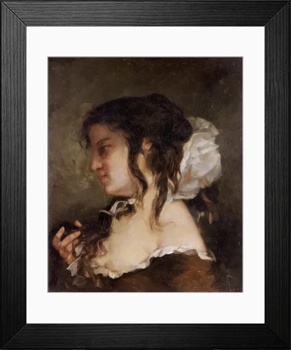 Framed Print : La meditation (la reflexion), 1864 Framed Print : La meditation (la reflexion), 1864