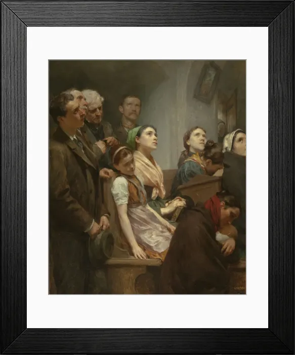 Framed Print : The Sermon, 1880s Framed Print : The Sermon, 1880s