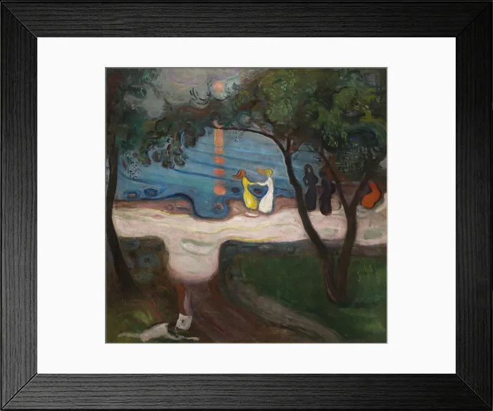 Framed Print : Dance on the Shore, 1900 Framed Print : Dance on the Shore, 1900