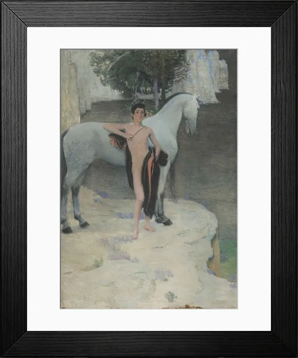 Framed Print : Black Lake, 1904 Framed Print : Black Lake, 1904