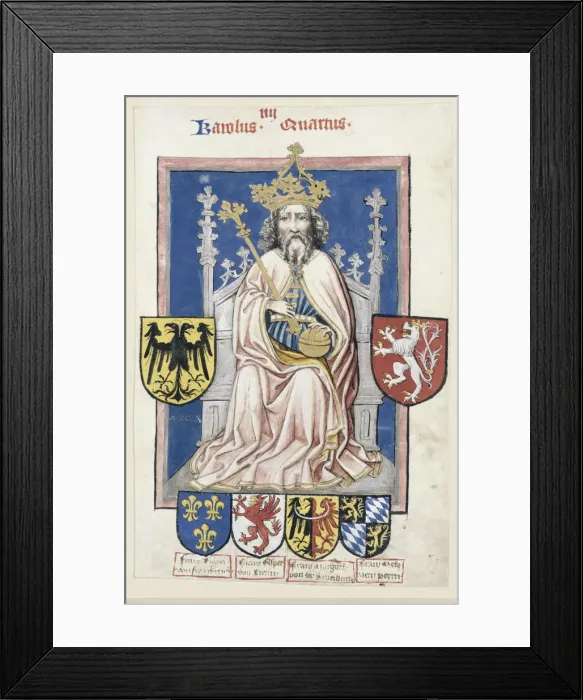 Framed Print : Charles IV, ca 1430 Framed Print : Charles IV, ca 1430