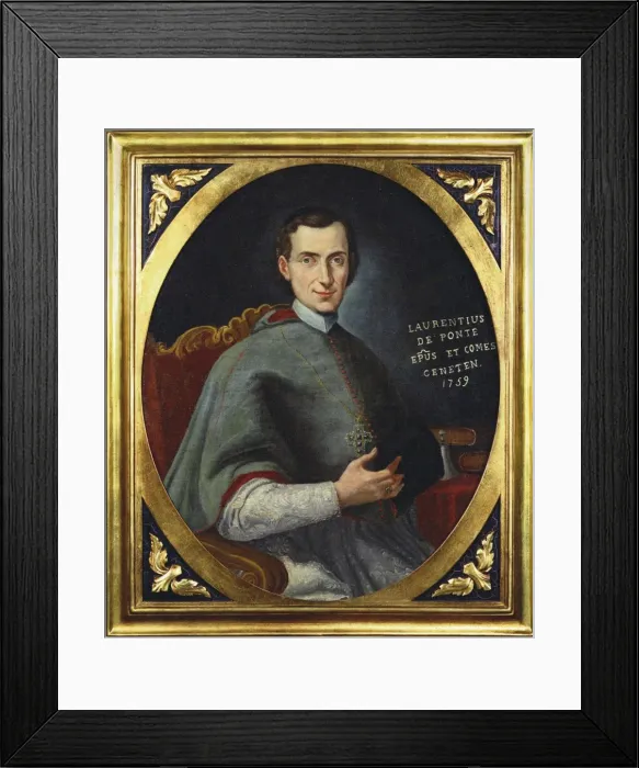Framed Print : Portrait of the opera librettist and poet Lorenzo Da Ponte (1749-1838) as Bishop, 1759 Framed Print : Portrait of the opera librettist and poet Lorenzo Da Ponte (1749-1838) as Bishop, 1759