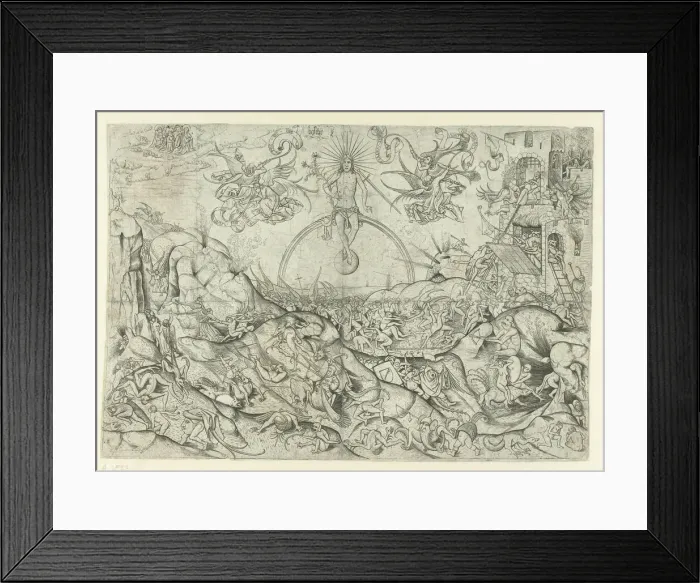 Framed Print : The Last Judgment, Late 15th cen Framed Print : The Last Judgment, Late 15th cen