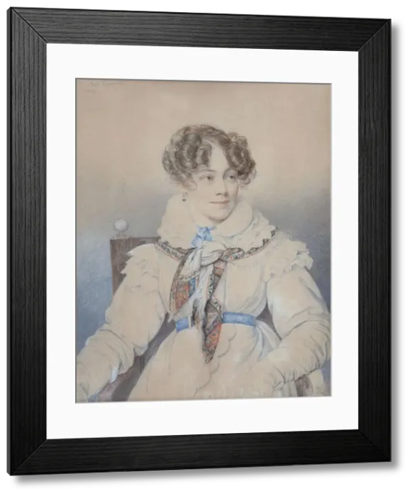 Framed Print : Portrait of Countess Sophie of Segur (1799-1874), nee Rostopchina, 1823 Framed Print : Portrait of Countess Sophie of Segur (1799-1874), nee Rostopchina, 1823