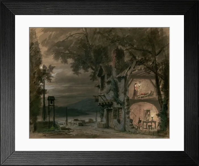 Framed Print : Set design for opera Rigoletto by Giuseppe Verdi. Paris, Theatre national de l Opera, 1885 Framed Print : Set design for opera Rigoletto by Giuseppe Verdi. Paris, Theatre national de l Opera, 1885
