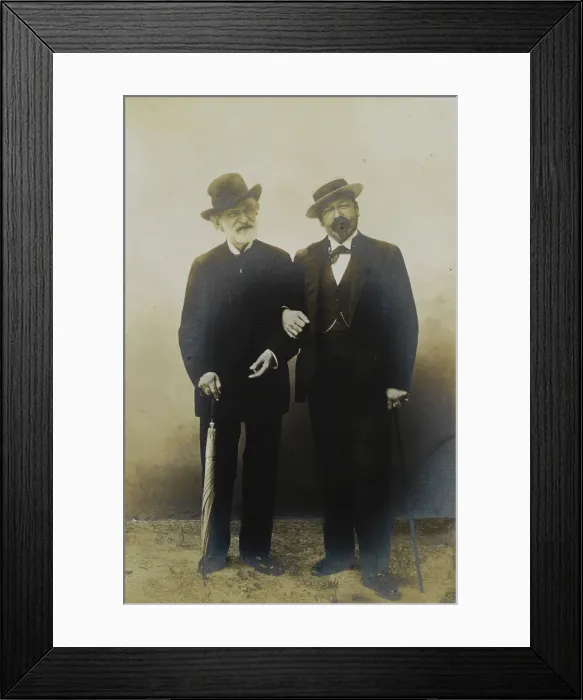 Framed Print : Giuseppe Verdi and Francesco Tamagno, ca 1899 Framed Print : Giuseppe Verdi and Francesco Tamagno, ca 1899