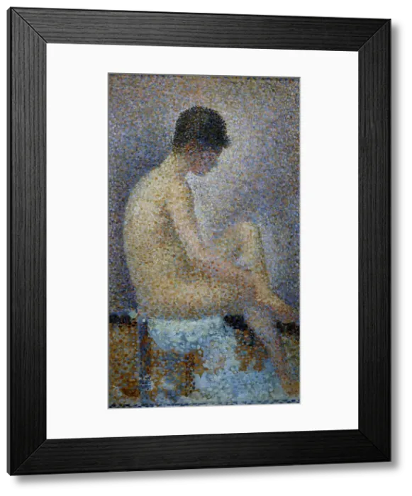 Framed Print : Model in profile, 1887 Framed Print : Model in profile, 1887