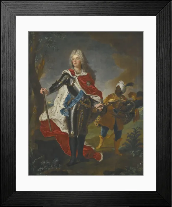Framed Print : Portrait of Augustus III of Poland (1696-1763) Framed Print : Portrait of Augustus III of Poland (1696-1763)
