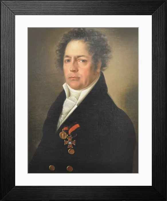 Framed Print : Portrait of Sergey Alexandrovich Norov (1762-1849), First half of the 19th cent Framed Print : Portrait of Sergey Alexandrovich Norov (1762-1849), First half of the 19th cent