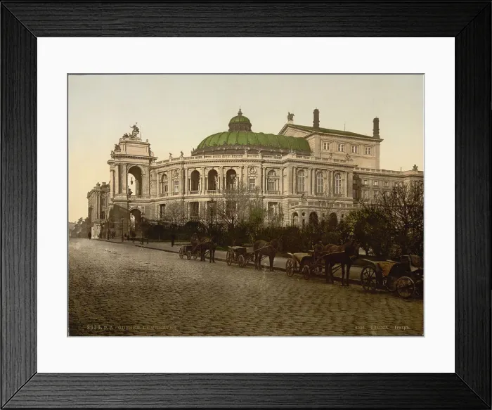Framed Print : Odessa Opera and Ballet Theater, 1890-1900 Framed Print : Odessa Opera and Ballet Theater, 1890-1900