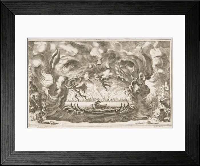 Framed Print : Scene from the opera Il pomo d oro (The Golden Apple) of A. Cesti to the wedding of Leopold I and Ma Framed Print : Scene from the opera Il pomo d oro (The Golden Apple) of A. Cesti to the wedding of Leopold I and Ma