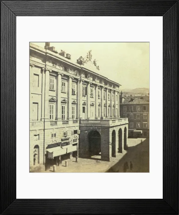Framed Print : Teatro Grande, Trieste, c. 1890 Framed Print : Teatro Grande, Trieste, c. 1890