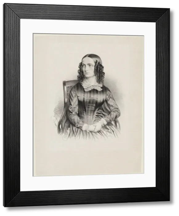 Framed Print : Portrait of the Soprano Teresina (Teresa) Brambilla (1845-1921) Framed Print : Portrait of the Soprano Teresina (Teresa) Brambilla (1845-1921)