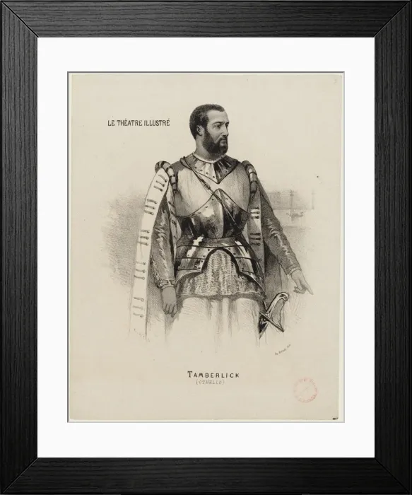 Framed Print : Enrico Tamberlik (1820-1889) as Otello in opera Otello by Giuseppe Verdi, 1868-1870 Framed Print : Enrico Tamberlik (1820-1889) as Otello in opera Otello by Giuseppe Verdi, 1868-1870
