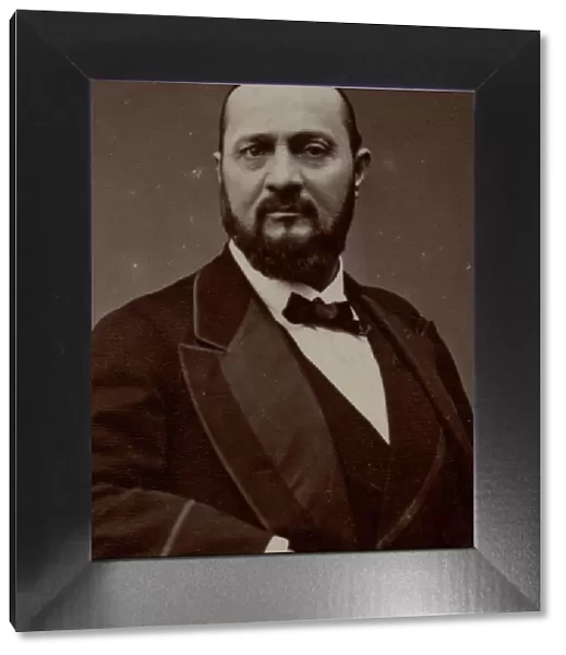 Portrait of the opera singer Enrico Tamberlik (1820-1889), 1870s