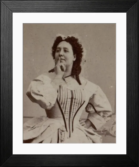 Framed Print : Rosina Penco (1823-1894) as Leonora in Opera Il trovatore by Giuseppe Verdi, Teatro Apollo, Rome, 19 Framed Print : Rosina Penco (1823-1894) as Leonora in Opera Il trovatore by Giuseppe Verdi, Teatro Apollo, Rome, 19
