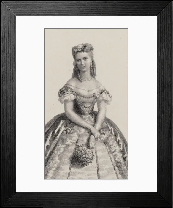 Framed Print : Christine Nilsson (1843-1921) as Violetta in Opera La Traviata by Giuseppe Verdi, 1864 Framed Print : Christine Nilsson (1843-1921) as Violetta in Opera La Traviata by Giuseppe Verdi, 1864