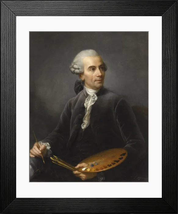 Framed Print : Portrait of Joseph Vernet (1719-1789), 1778 Framed Print : Portrait of Joseph Vernet (1719-1789), 1778