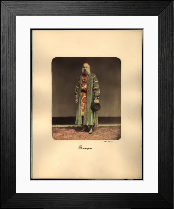 Framed Print : Kazan Tatar Man, 1872 Framed Print : Kazan Tatar Man, 1872
