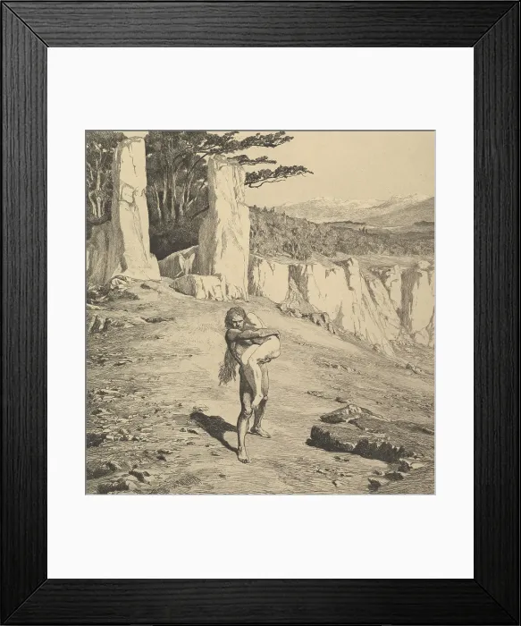 Framed Print : Adam, Opus III, From: Eve and the Future, 1898