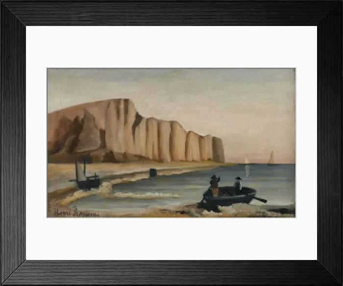 Framed Print : The Cliff, c. 1895 Framed Print : The Cliff, c. 1895