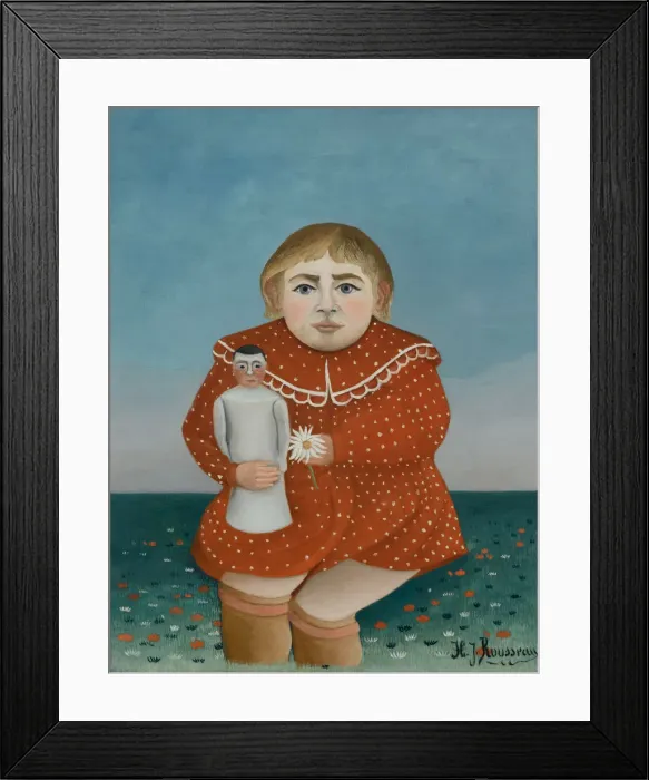 Framed Print : Child With A Doll, ca 1904 Framed Print : Child With A Doll, ca 1904