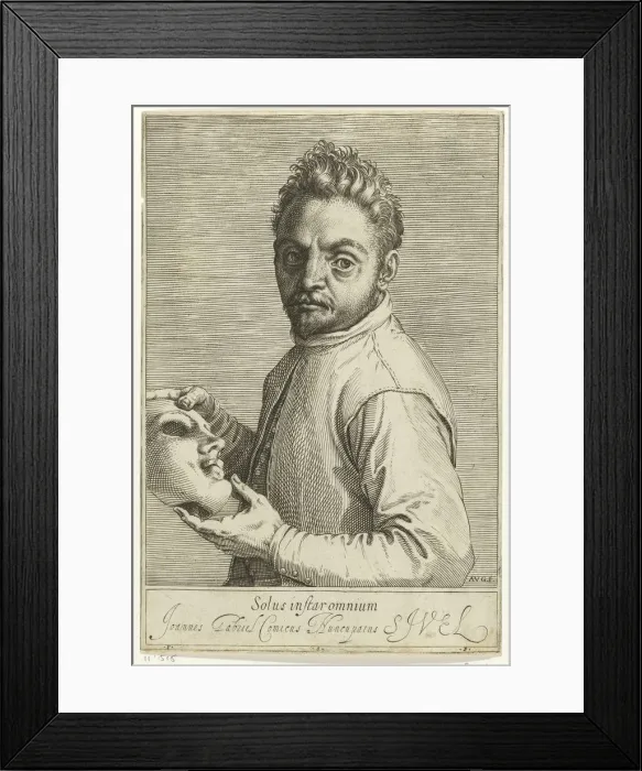 Framed Print : Portrait of the Composer Giovanni Gabrieli (1557-1612), c. 1599 Framed Print : Portrait of the Composer Giovanni Gabrieli (1557-1612), c. 1599