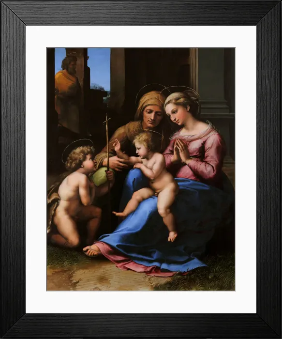 Framed Print : Madonna del Divino Amore, ca 1516-1518 Framed Print : Madonna del Divino Amore, ca 1516-1518