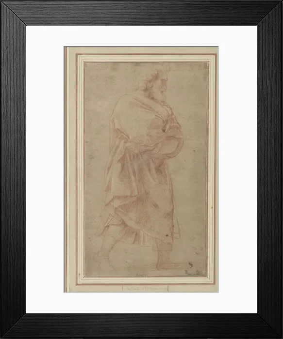 Framed Print : Saint Joseph (Study for the Madonna del Divino Amore), ca 1515 Framed Print : Saint Joseph (Study for the Madonna del Divino Amore), ca 1515