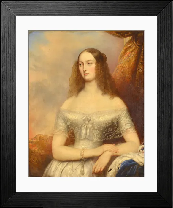 Framed Print : Portrait of Grand Duchess Olga Nikolaevna of Russia (1822-1892), Queen of Wurttemberg Framed Print : Portrait of Grand Duchess Olga Nikolaevna of Russia (1822-1892), Queen of Wurttemberg