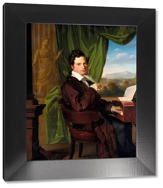 Portrait of the composer Heinrich Maria Schmidt, 1835