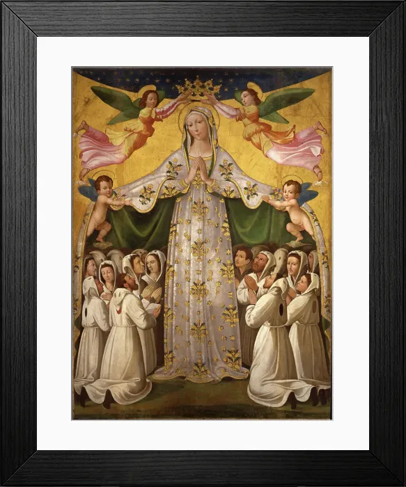 Framed Print : Madonna della Misericordia (Madonna of Mercy), c. 1527 Framed Print : Madonna della Misericordia (Madonna of Mercy), c. 1527