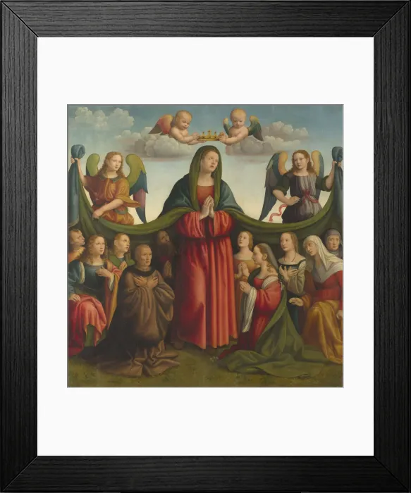 Framed Print : Madonna della Misericordia (Madonna of Mercy), 1510-1515 Framed Print : Madonna della Misericordia (Madonna of Mercy), 1510-1515