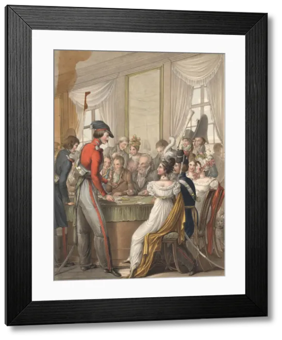 Framed Print : Russian Cossacks in Paris, 1914, 1814-1815 Framed Print : Russian Cossacks in Paris, 1914, 1814-1815