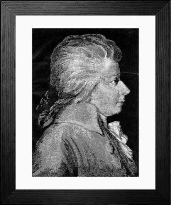 Framed Print : Mozart at the age of 30 years, 1906 Framed Print : Mozart at the age of 30 years, 1906