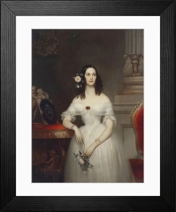 Framed Print : Portrait of Ekaterina Alexeyevna Shcherbatova (1818-1869), 1840 Framed Print : Portrait of Ekaterina Alexeyevna Shcherbatova (1818-1869), 1840